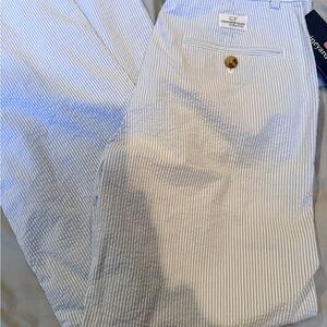 Vineyard Vines Blue and White Striped Kids Casual Bottoms